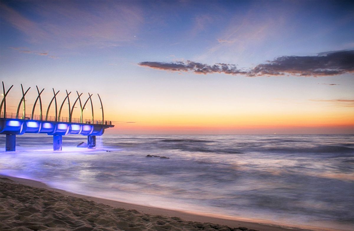 Dawn at umhlanga pier kwazulu natal south africa. Photo by Marlin Clark